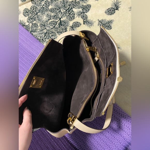 Michael Kors Leather Bucket Bag - Picture 9 of 12